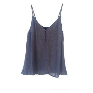 Women's Leopard Print Black Cami Top XS